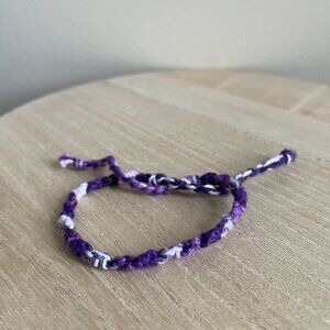 Gretchen Bracelet, anklet, trendy, comfortable, tie, embroidery thread, woven, g